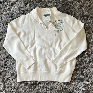Polo Ralph Lauren Mens Quarter Zip (1/4 Zip) (QZ)- Mens Large NWT